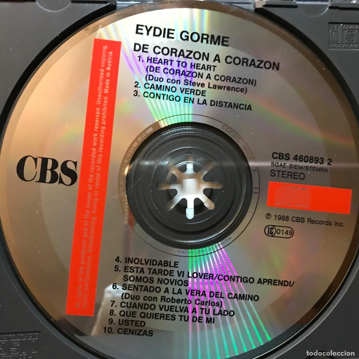 CDs de m&uacute;sica: Eydie Gorm&eacute; ● De Coraz&oacute;n A Coraz&oacute;n ●[CD] Album - Foto 2