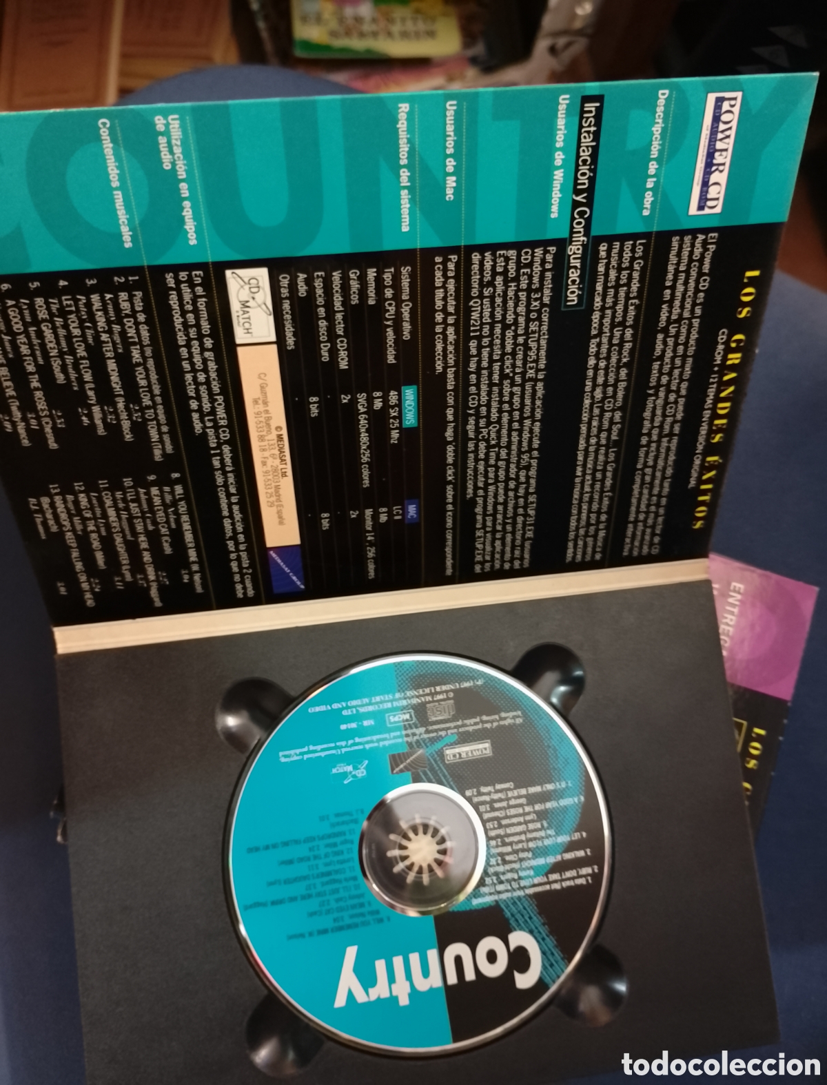 CDs de m&uacute;sica: LOS GRANDES EXITOS. POWER CD. 10 CD-ROM + CD-AUDIO. COMPLETO - Foto 3
