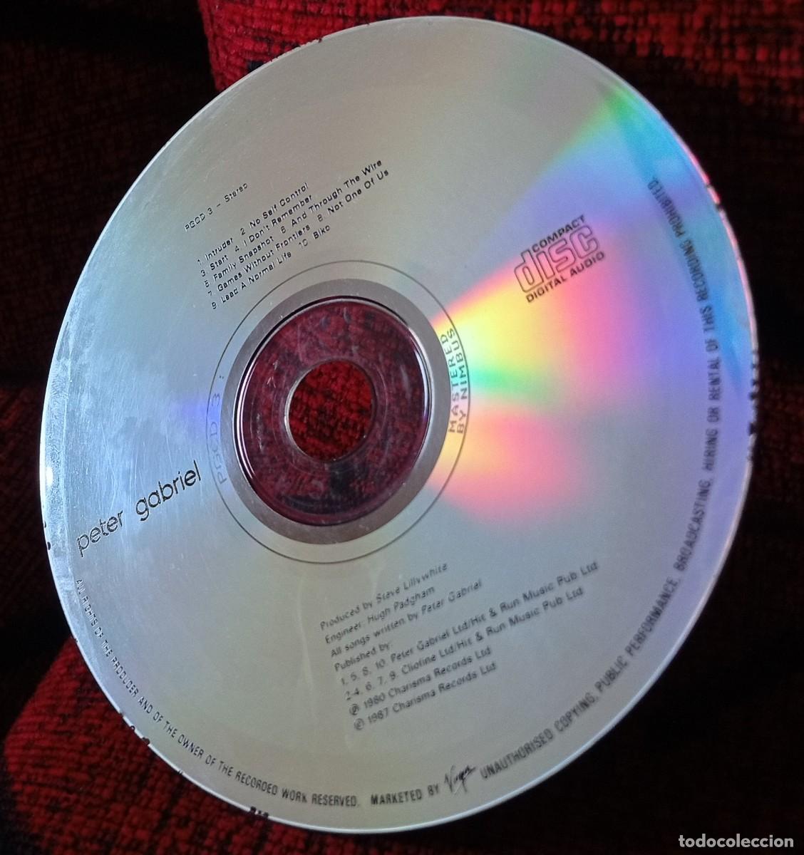 CDs de m&uacute;sica: PETER GABRIEL ** Peter Gabriel (1980) ** CD ORIGINAL 1987 - Foto 2