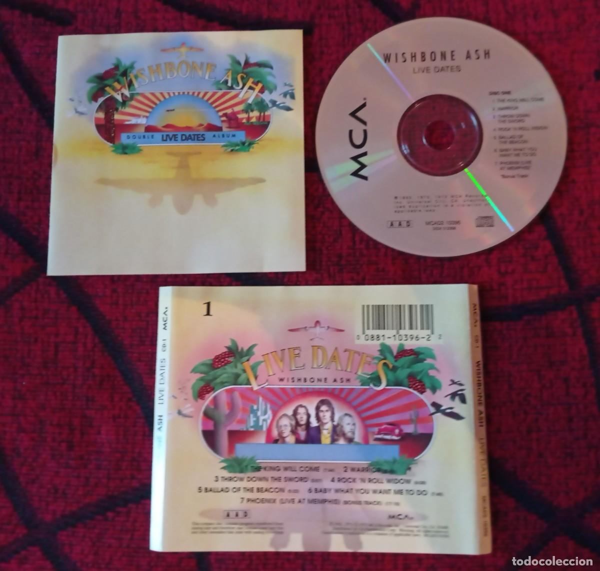 Music CDs: WISHBONES ASH ** Live Dates ** CD (SOLO EL N&Uacute;MERO 1)