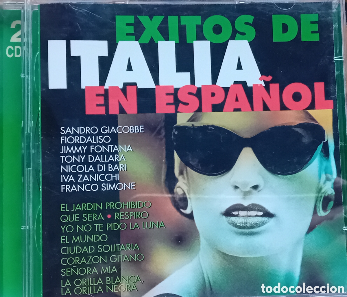 CDs de m&uacute;sica: &Eacute;xitos de Italia en espa&ntilde;ol. Versiones originales. Doble CD. 1999 - Foto 1