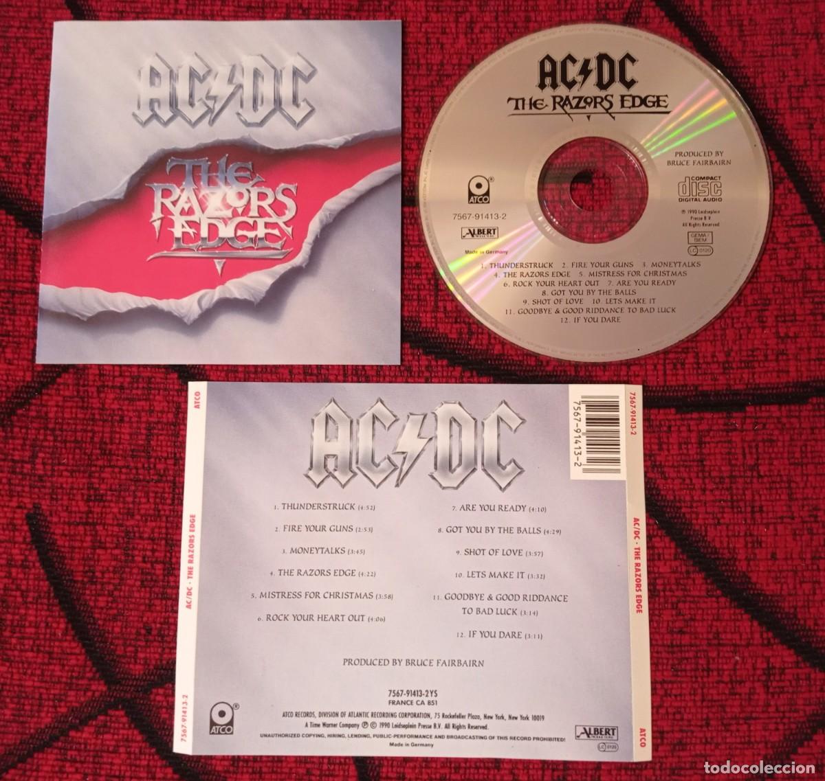 CDs de m&uacute;sica: AC/DC ** The Razors Edge ** CD ORIGINAL 1990 - Foto 1