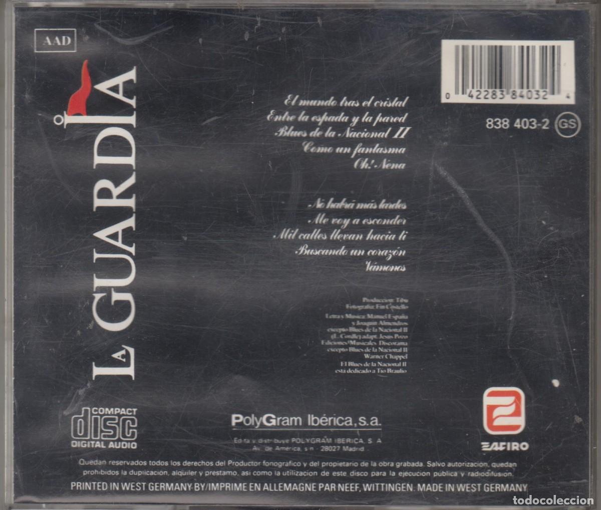 CDs de m&uacute;sica: La Guardia cd V&aacute;monos 1988 Zafiro - Foto 2