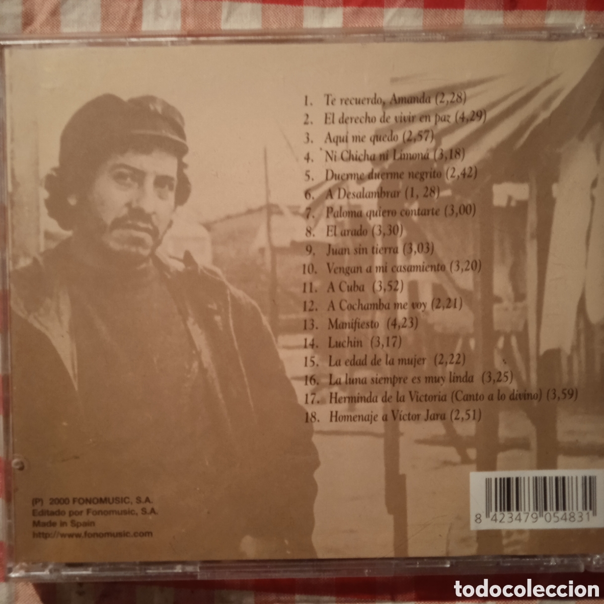 CDs de m&uacute;sica: V&iacute;ctor jara,te recuerdo V&iacute;ctor - Foto 2