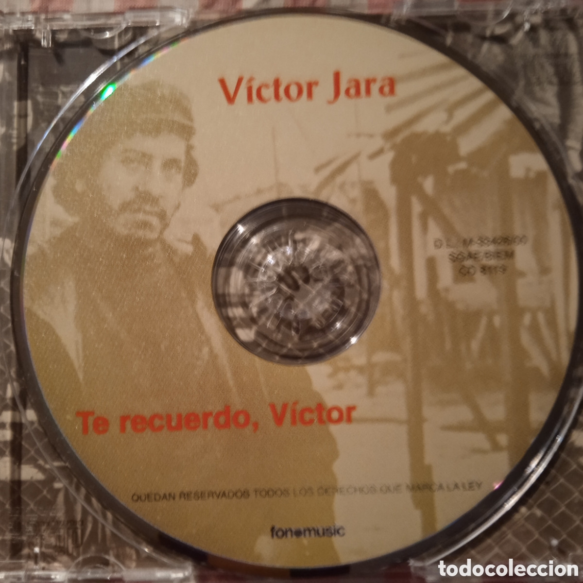 CDs de m&uacute;sica: V&iacute;ctor jara,te recuerdo V&iacute;ctor - Foto 3