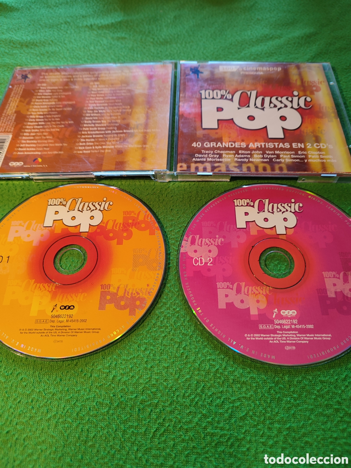 CDs de m&uacute;sica: 100% Pop Classic 2 CDs - Varios - Foto 2