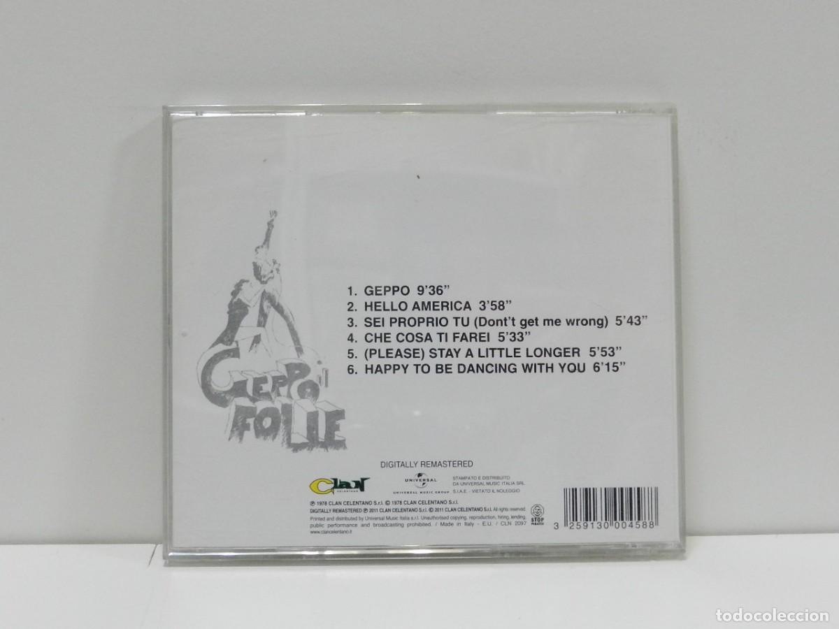 CDs de m&uacute;sica: DISCO CD. Adriano Celentano &ndash; Geppo Il Folle. COMPACT DISC. - Foto 2