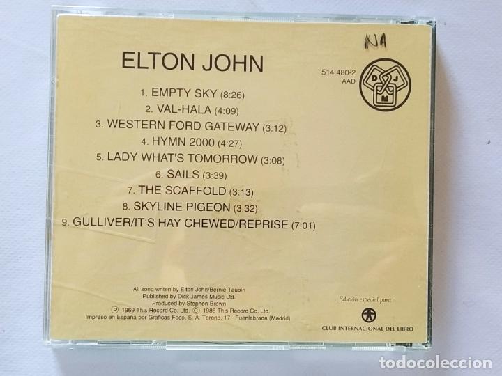 CDs de m&uacute;sica: CD ELTON JOHN - EMPTY SKY - LOS 60 DE LOS 60 (5H) - Foto 2
