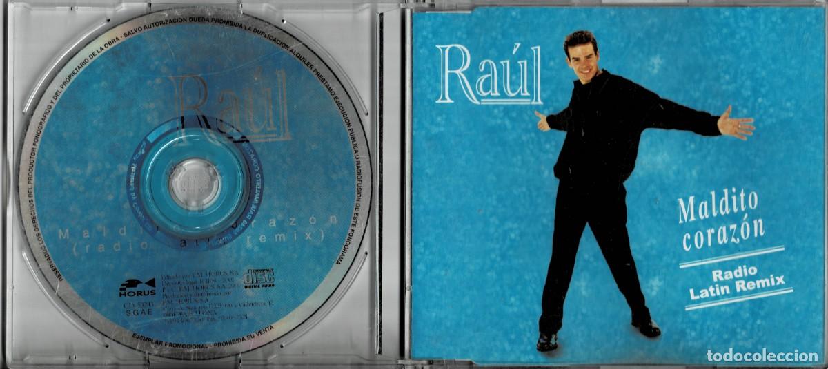 CDs de m&uacute;sica: RAUL MALDITO CORAZON. CD-SINGLE-36 - Foto 1