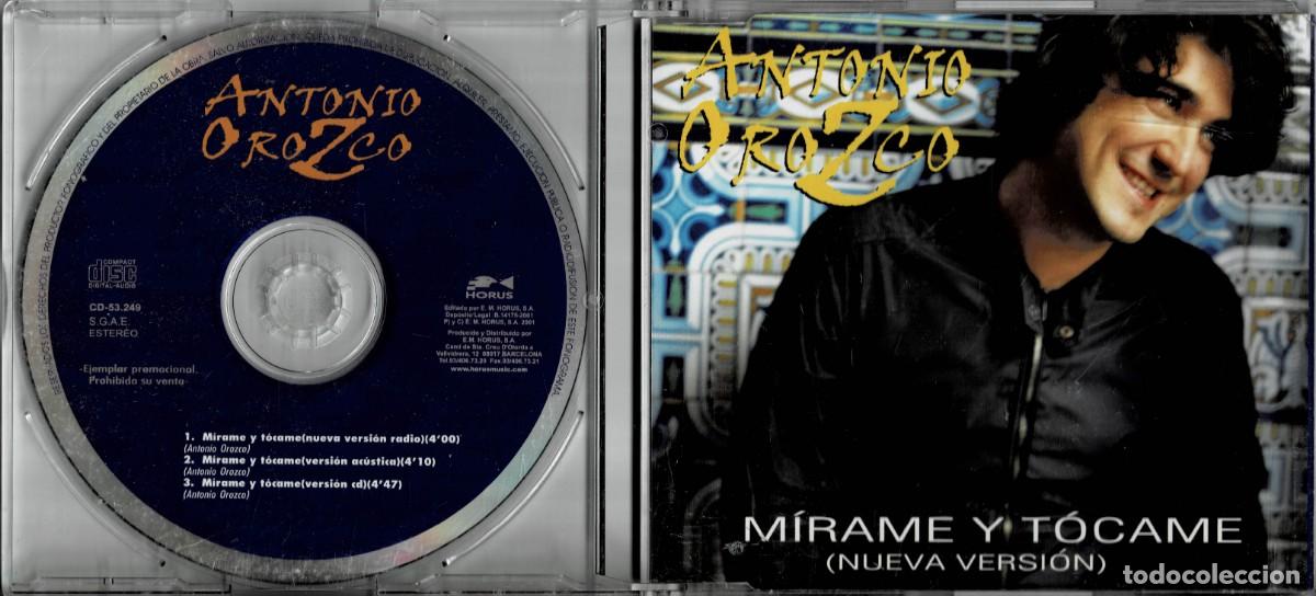CDs de m&uacute;sica: ANTONIO OROZCO MIRAME Y TOCAME. CD-SINGLE-38 - Foto 1