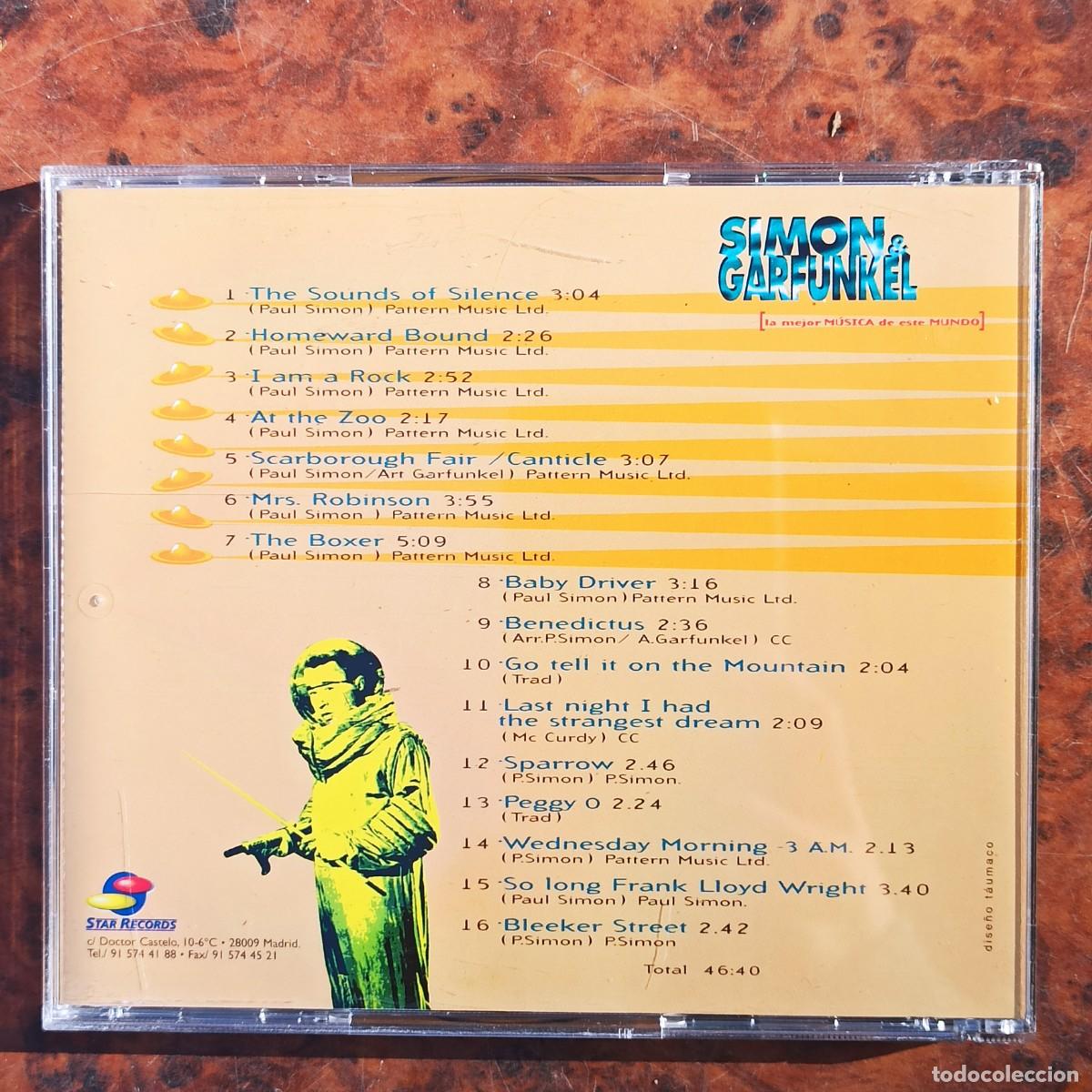 CDs de m&uacute;sica: CD Simon & Garfunkel &ndash; 16 Grandes &Eacute;xitos En Versi&oacute;n Original - Foto 2