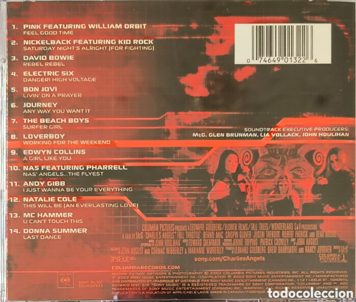 CDs de m&uacute;sica: CHARLIES ANGELS, FULL THROTTLE - Foto 2