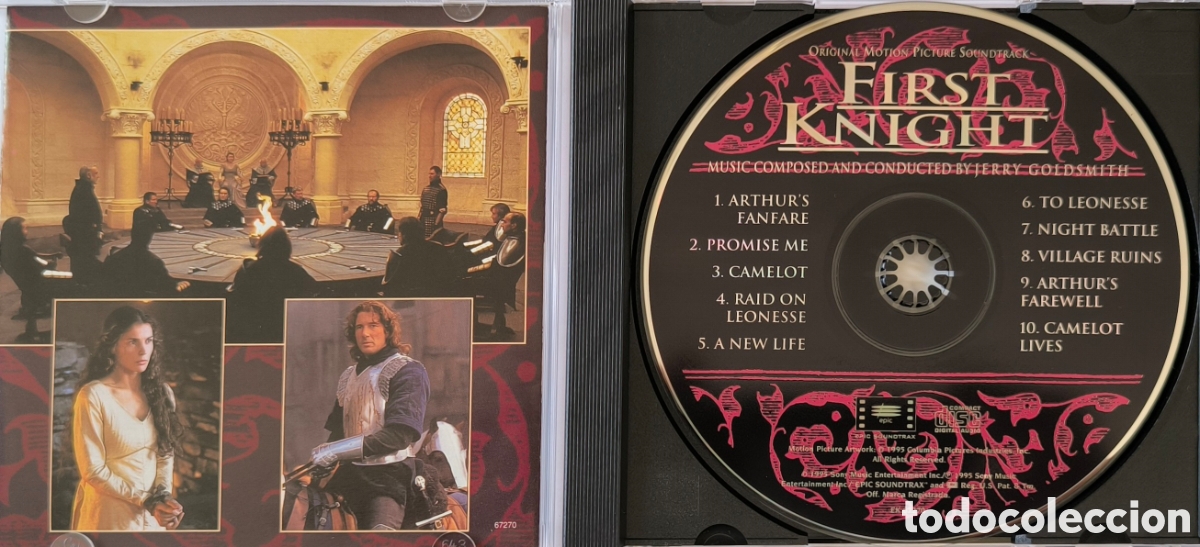 CDs de m&uacute;sica: FIRST KNIGHT. JERRY GOLDSMITH - Foto 2