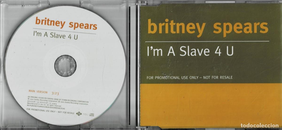 CDs de m&uacute;sica: BRITNEY SPEARS I AM A SLAVE 4 U CD-SINGLE-43 - Foto 1