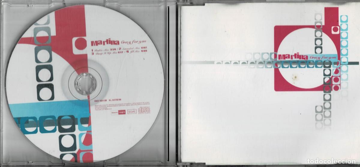 CDs de m&uacute;sica: MARTINA CRAZY FOR YOU. CD-SINGLE-54 - Foto 1