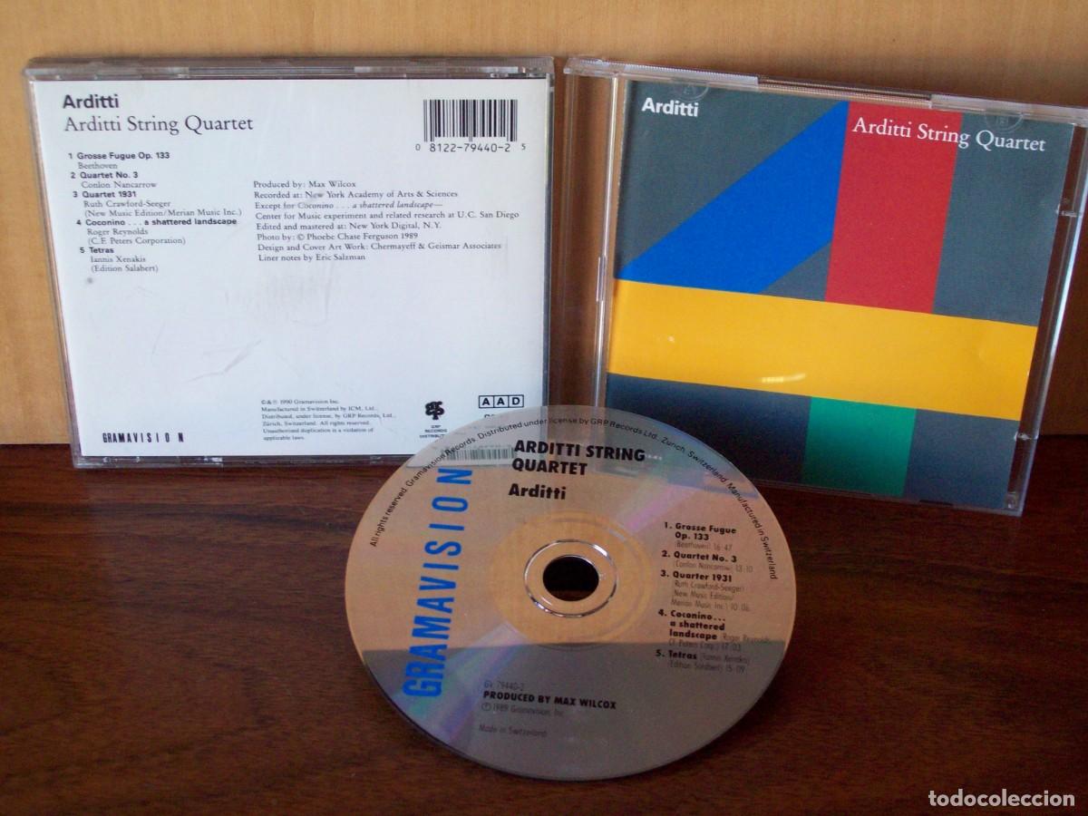 CD di Musica: ARDITTI - ARDITTI STRING QUARTET - CD 1989 FABRICADO EN SUIZA