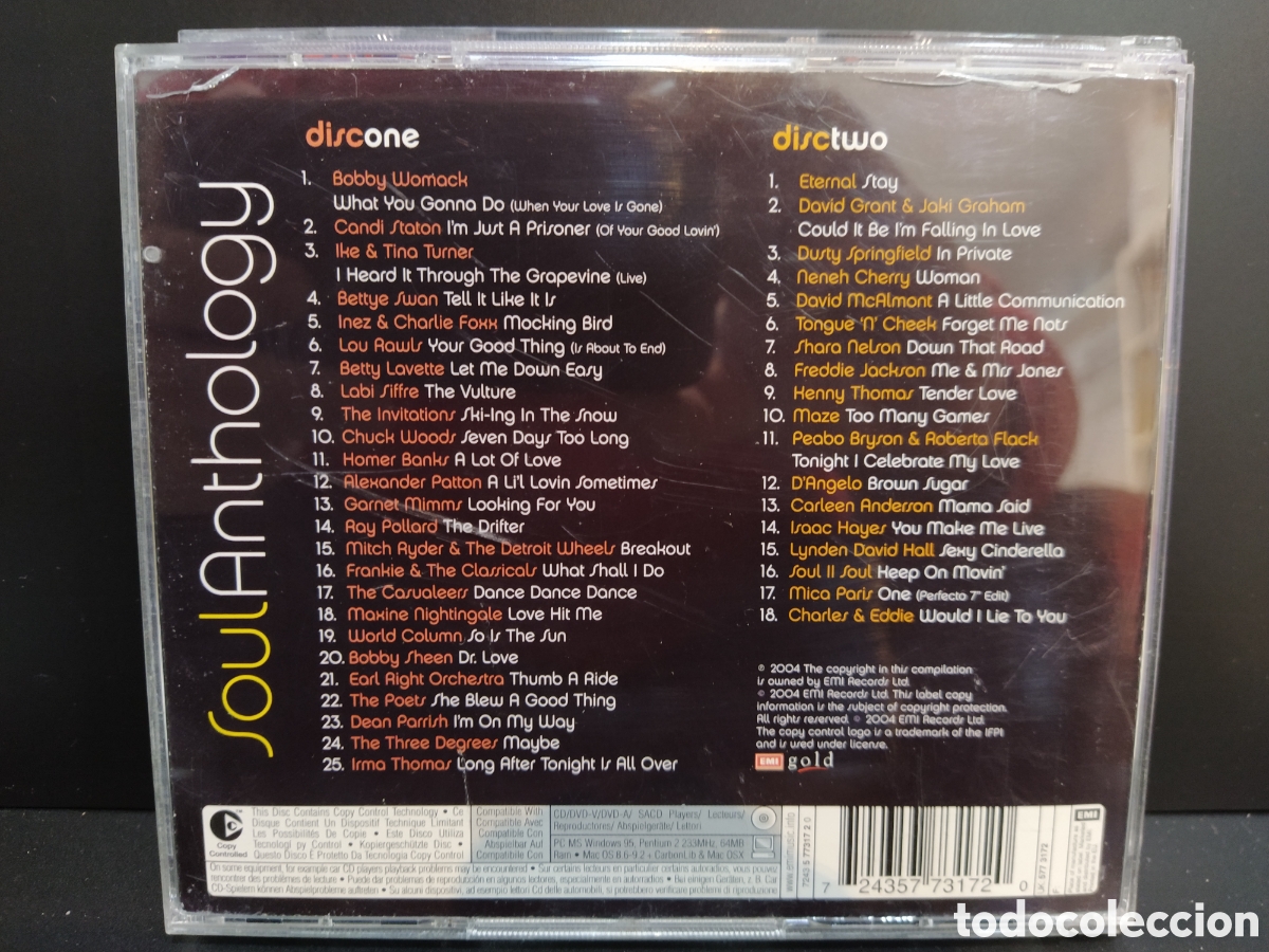 CDs de m&uacute;sica: Various - Soul Anthology (2xCD, Comp) - Foto 2