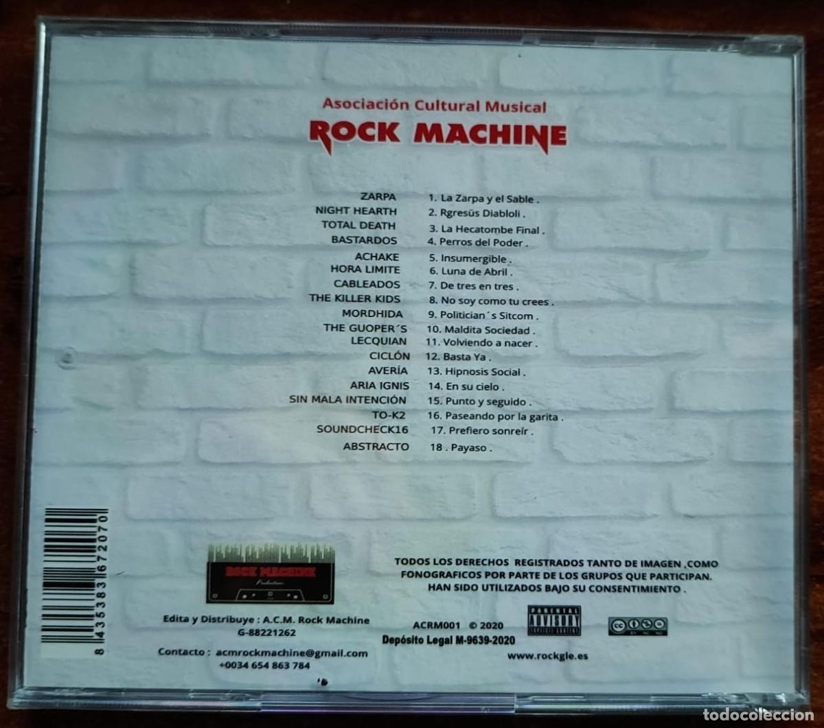 CDs de m&uacute;sica: Rock Machine - Compilation - CD PRECINTADO - Foto 2