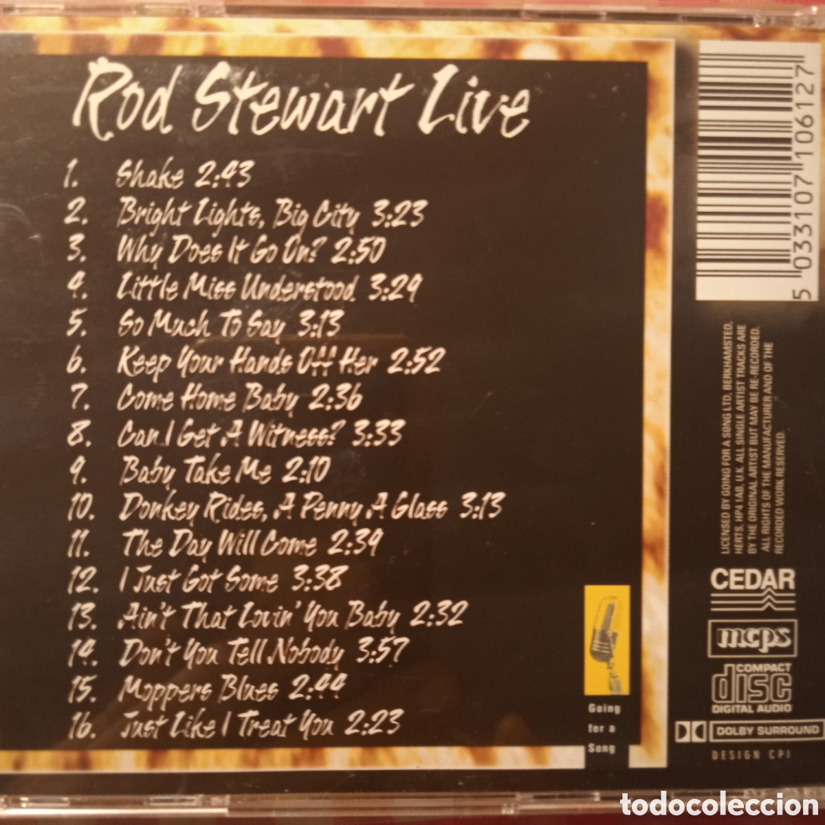CDs de m&uacute;sica: Rod Stewart live cd - Foto 2