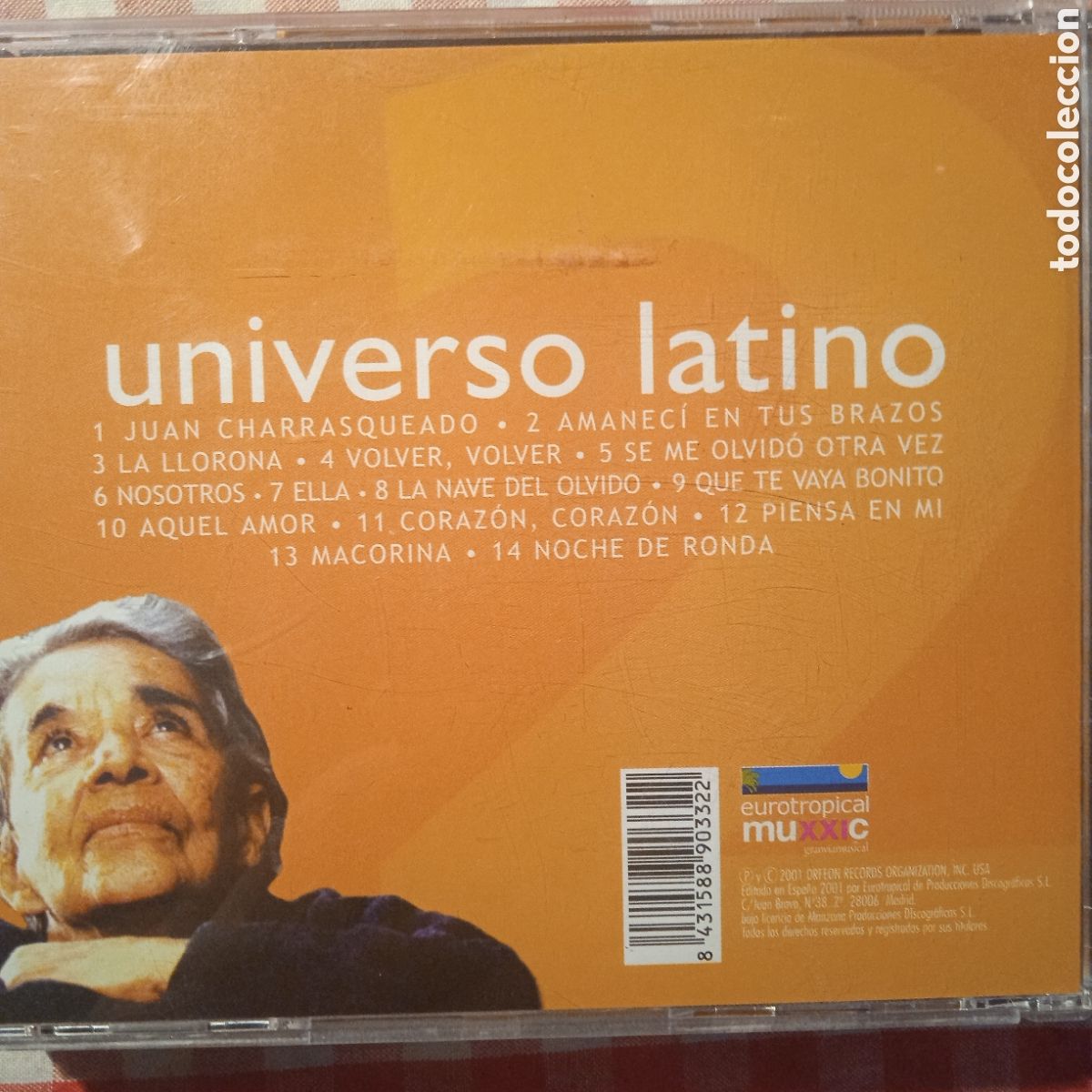 CDs de m&uacute;sica: Chavela vargas,universo latino - Foto 2