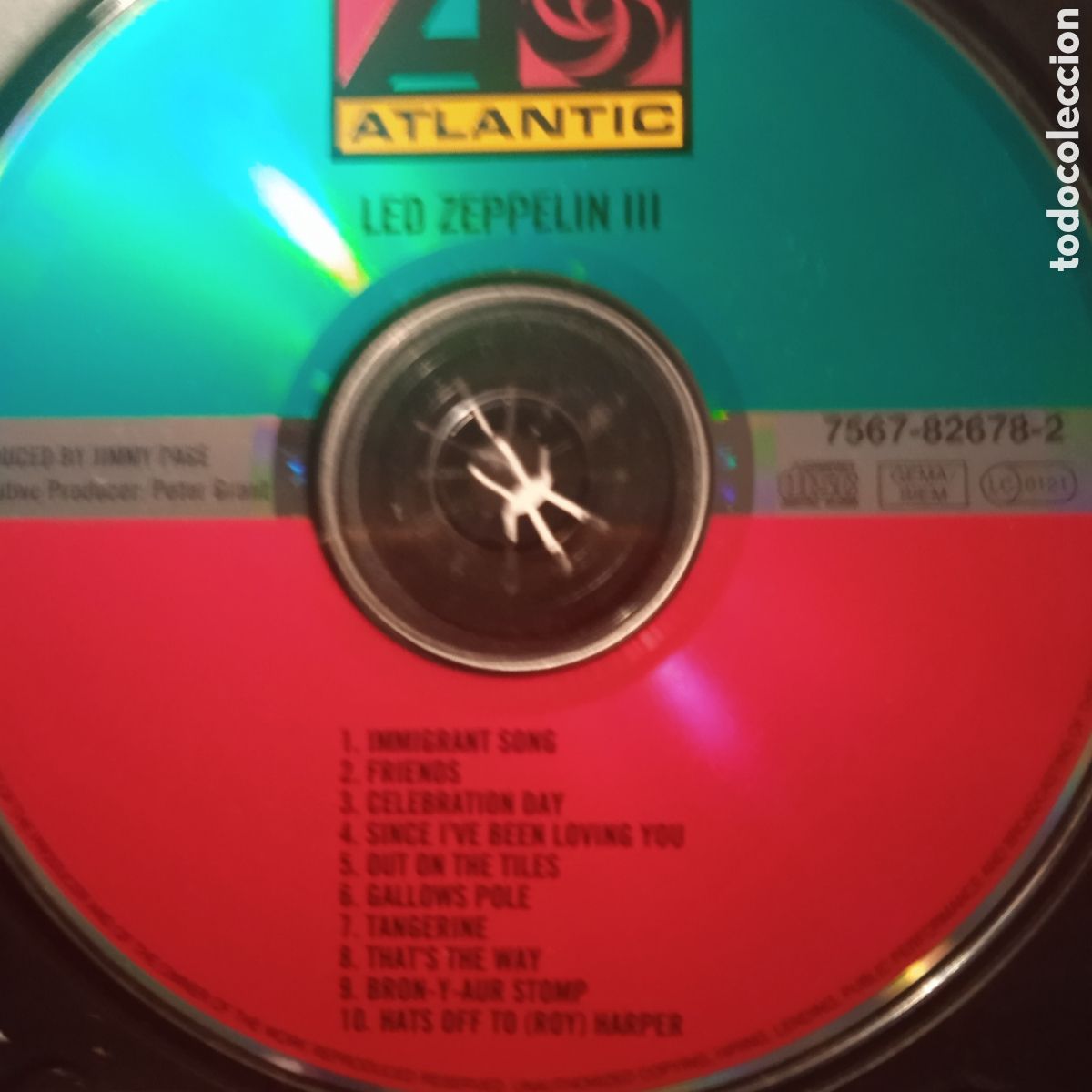 CDs de m&uacute;sica: Led Zeppelin lll 1970 - Foto 3