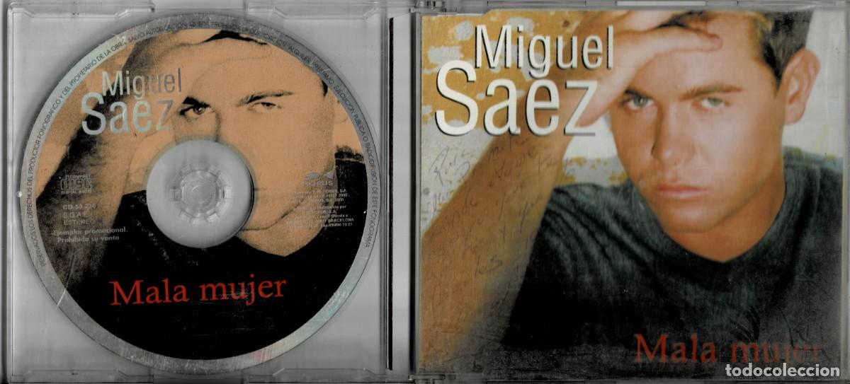 CDs de m&uacute;sica: MIGUEL SAEZ MALA MUJER. CD-SINGLE-70 - Foto 1