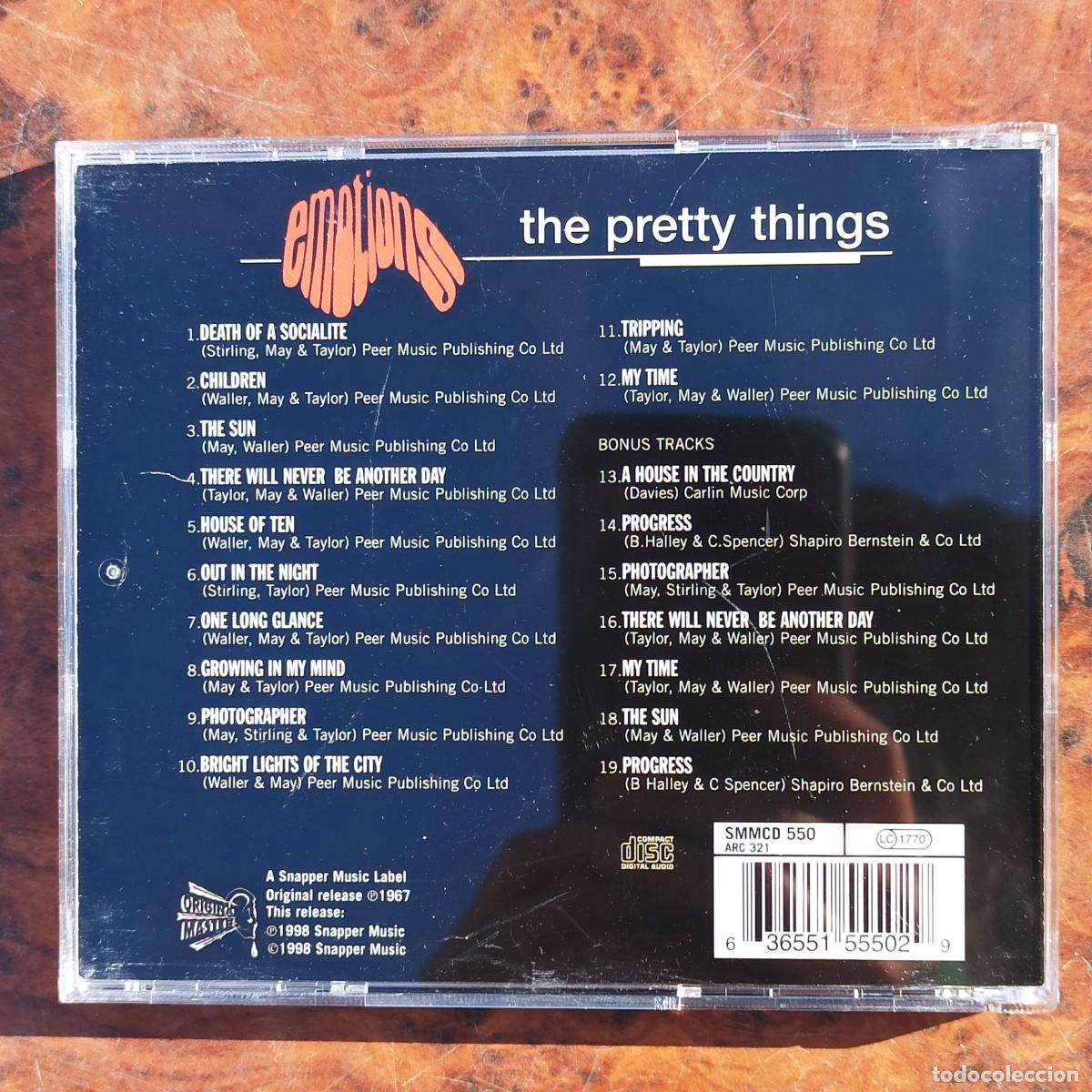 CDs de m&uacute;sica: CD The Pretty Things &ndash; Emotions - Foto 2
