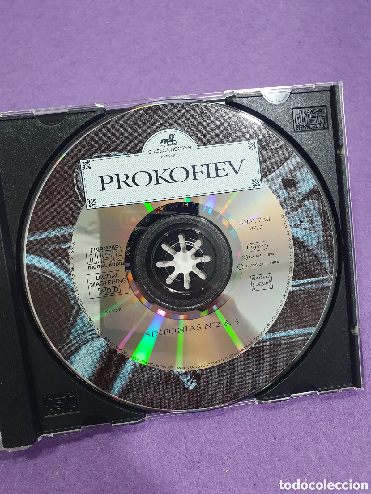 CDs de m&uacute;sica: CD. Prokofiev. (L41) - Foto 2