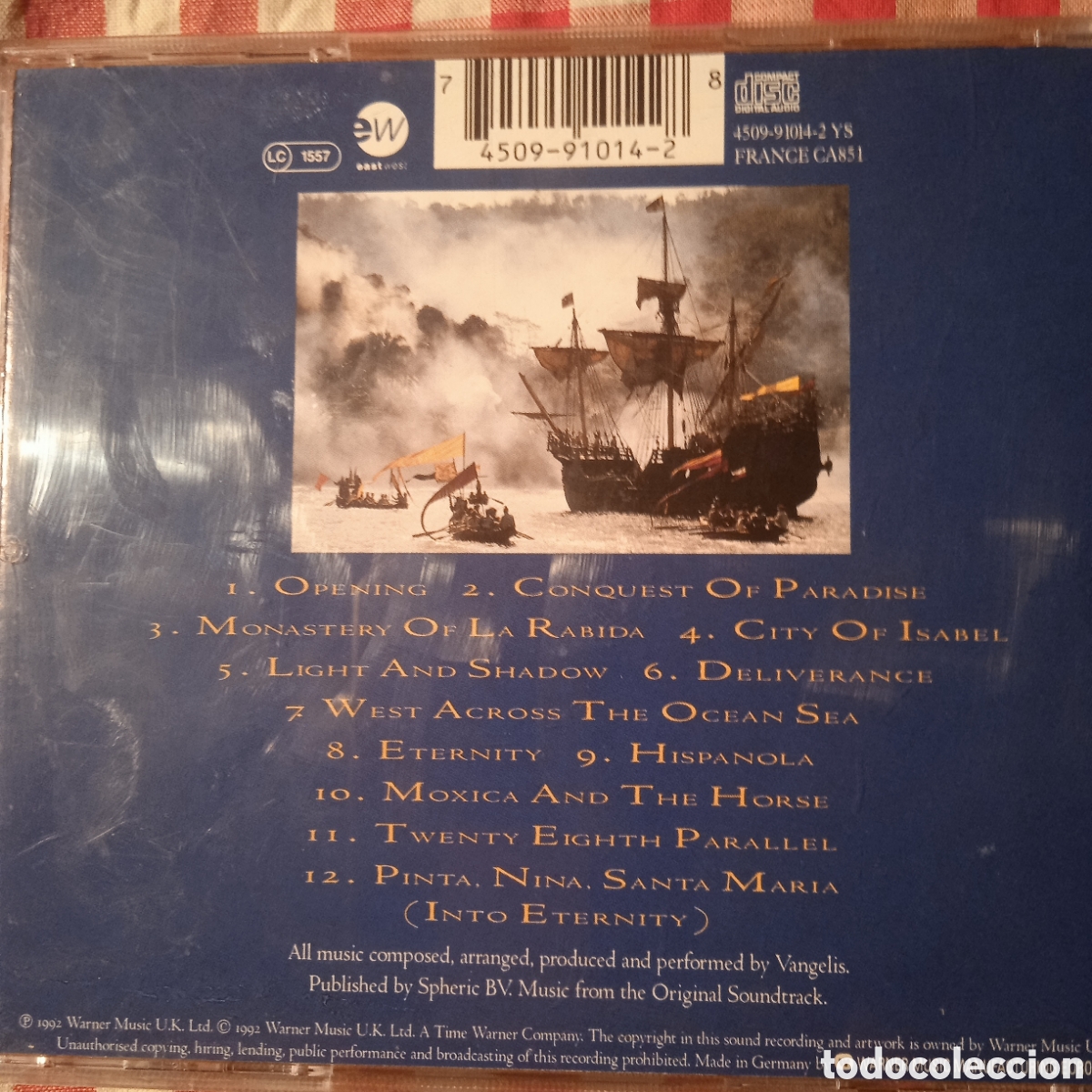 CDs de m&uacute;sica: Vangelis 1492 - Foto 2