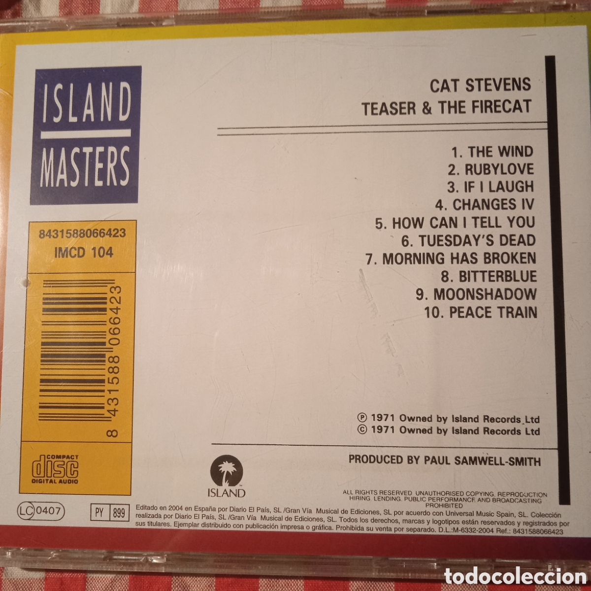 CDs de m&uacute;sica: Cat Stevens teaser and the fire cat - Foto 2
