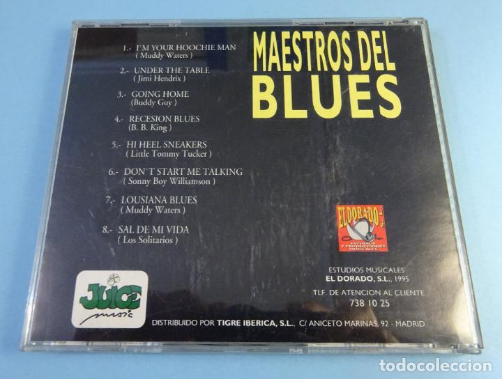 CDs de m&uacute;sica: CD MAESTROS DEL BLUES. MUDDY WATERS. JIMI HENDRIX. BUDDY GUY - Foto 2