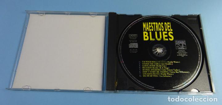 CDs de m&uacute;sica: CD MAESTROS DEL BLUES. MUDDY WATERS. JIMI HENDRIX. BUDDY GUY - Foto 3