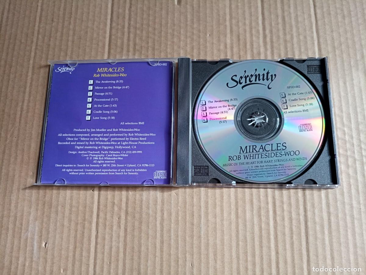 CDs de m&uacute;sica: ROB WHITESIDES-WOO / MIRACLES CD 1986 NEW AGE - Foto 2