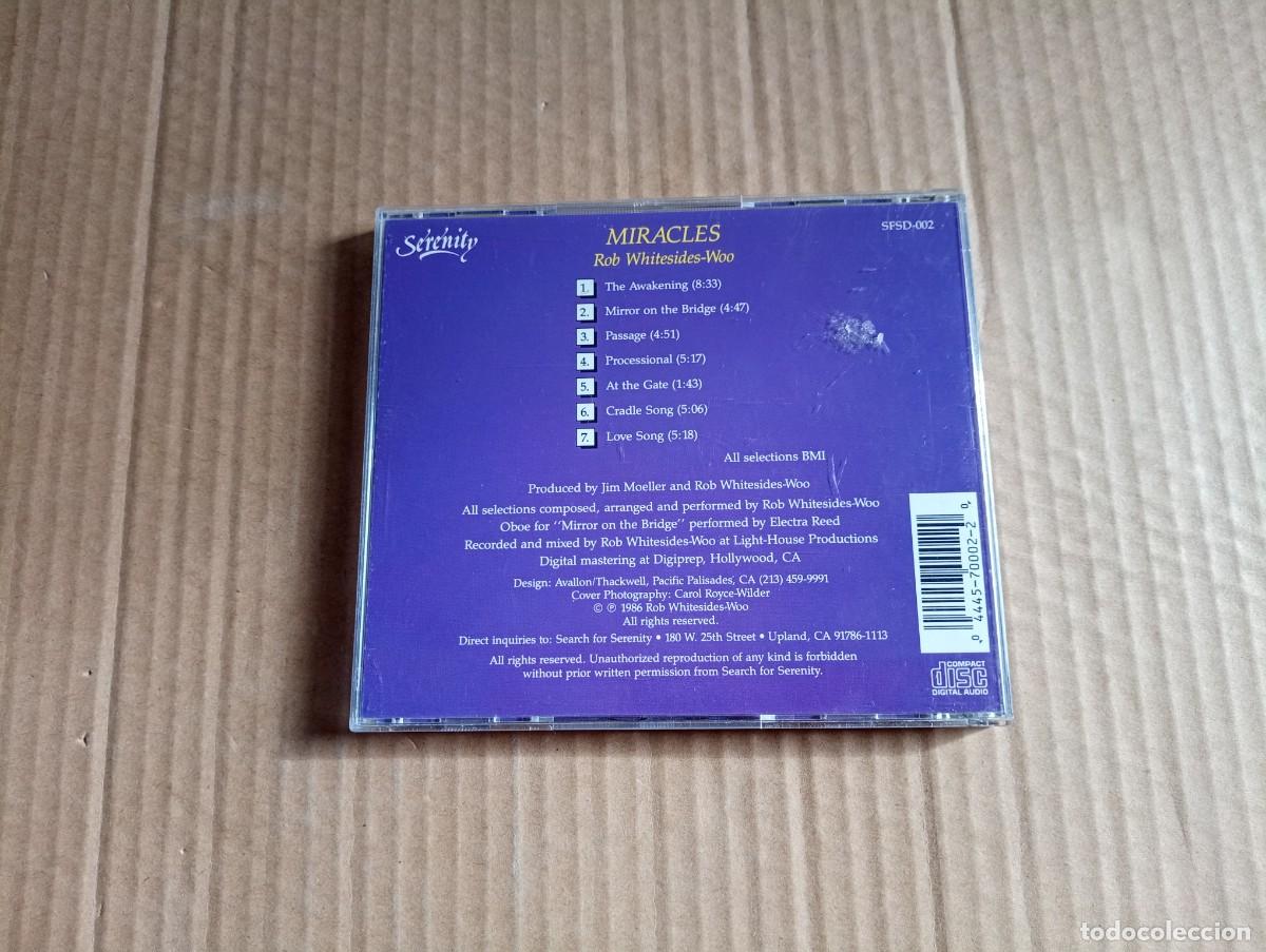 CDs de m&uacute;sica: ROB WHITESIDES-WOO / MIRACLES CD 1986 NEW AGE - Foto 3