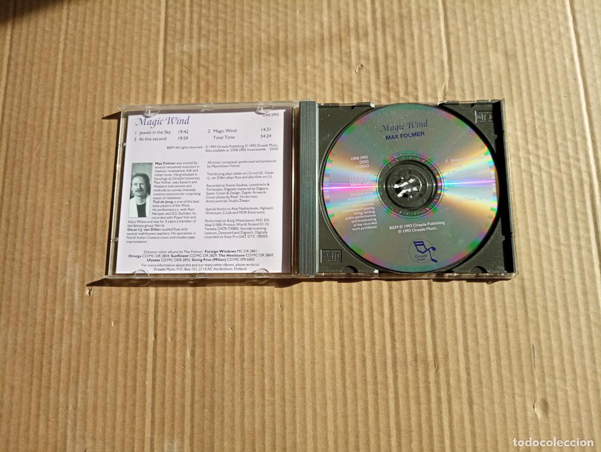 CDs de m&uacute;sica: MAX FOLMER - MAGIC WIND CD 1993 NEW AGE - Foto 2