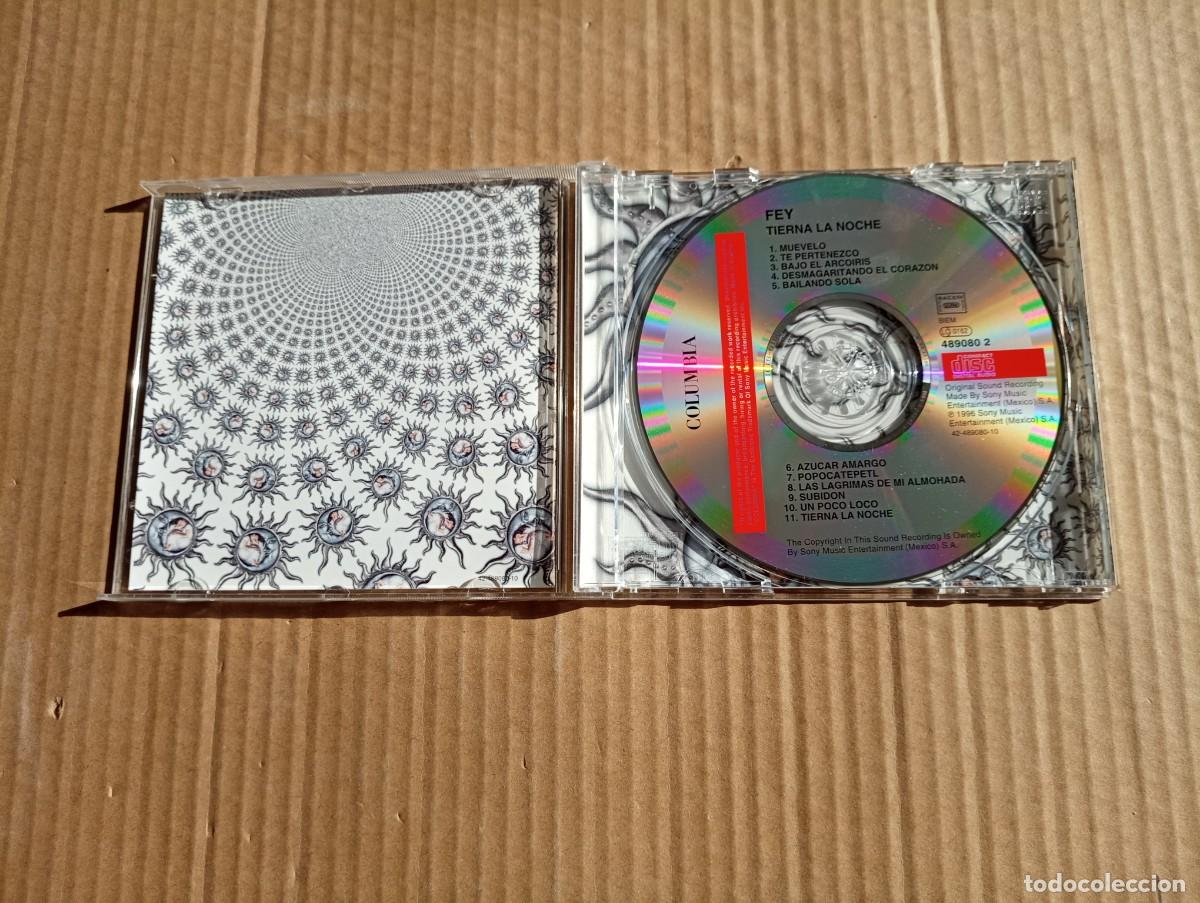 CDs de m&uacute;sica: FEY - TIERNA LA NOCHE CD 1996 - Foto 2