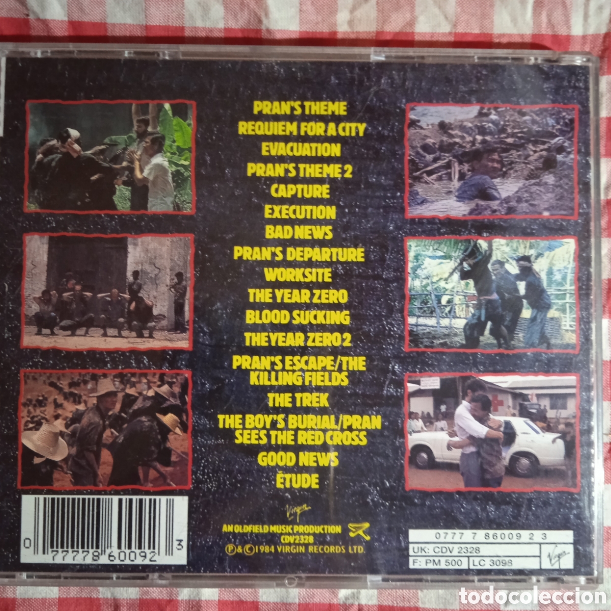 CDs de m&uacute;sica: The killing fields,mike olfield bso - Foto 2