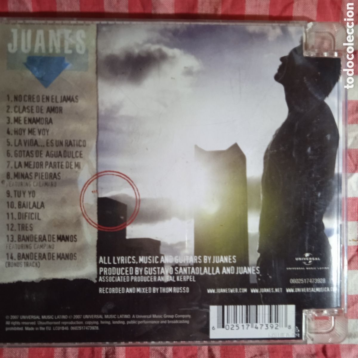 CDs de m&uacute;sica: Juanes ,la vida es un ratico cd - Foto 2