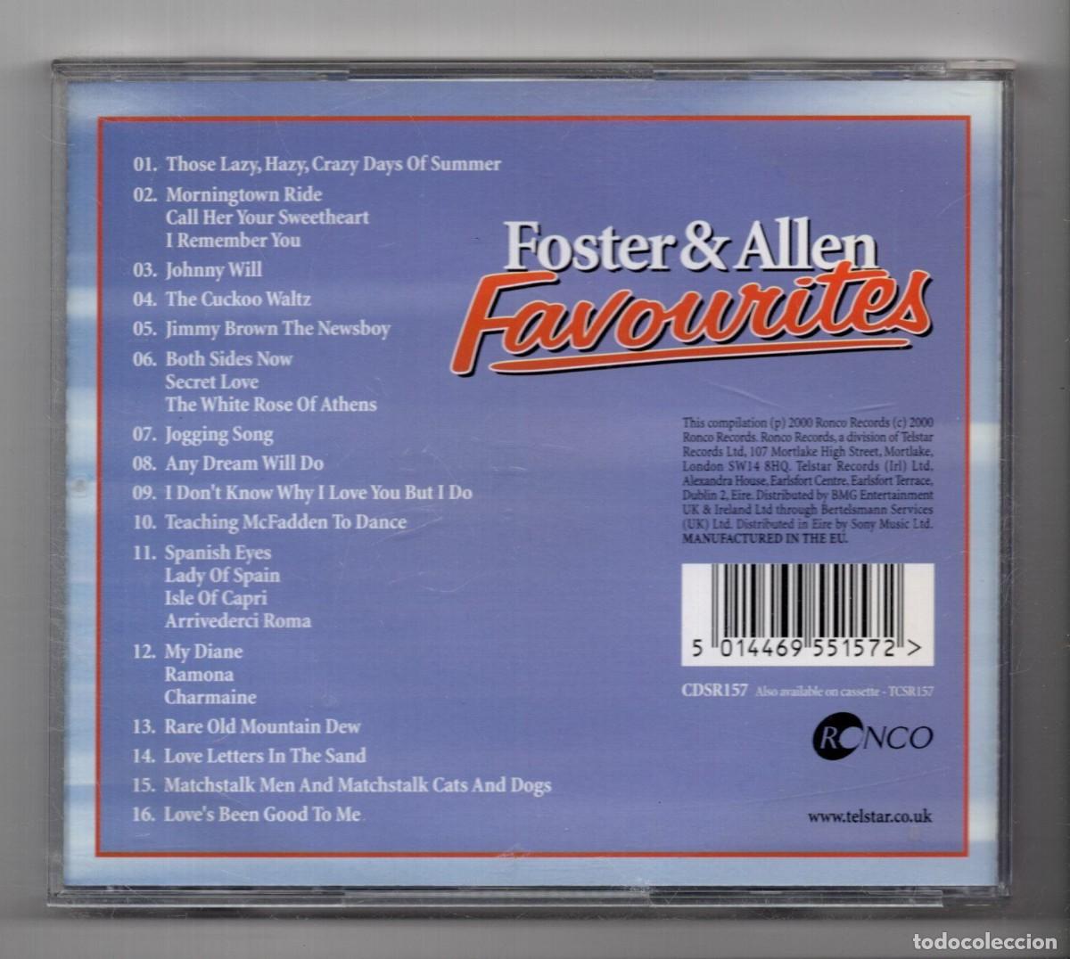 CDs de m&uacute;sica: Foster & Allen - Favourites (CD, Comp) - Foto 2