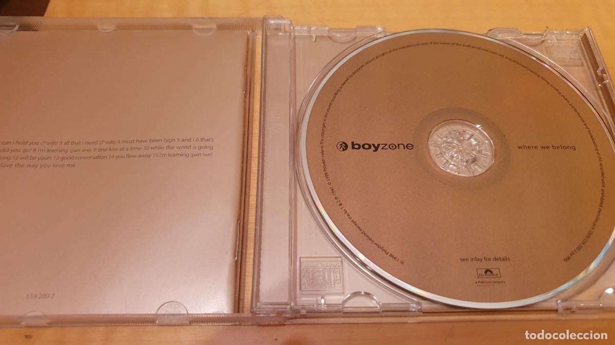 CDs de m&uacute;sica: Cd BOYZONE Where We Belong. Polygram 1998. - Foto 3