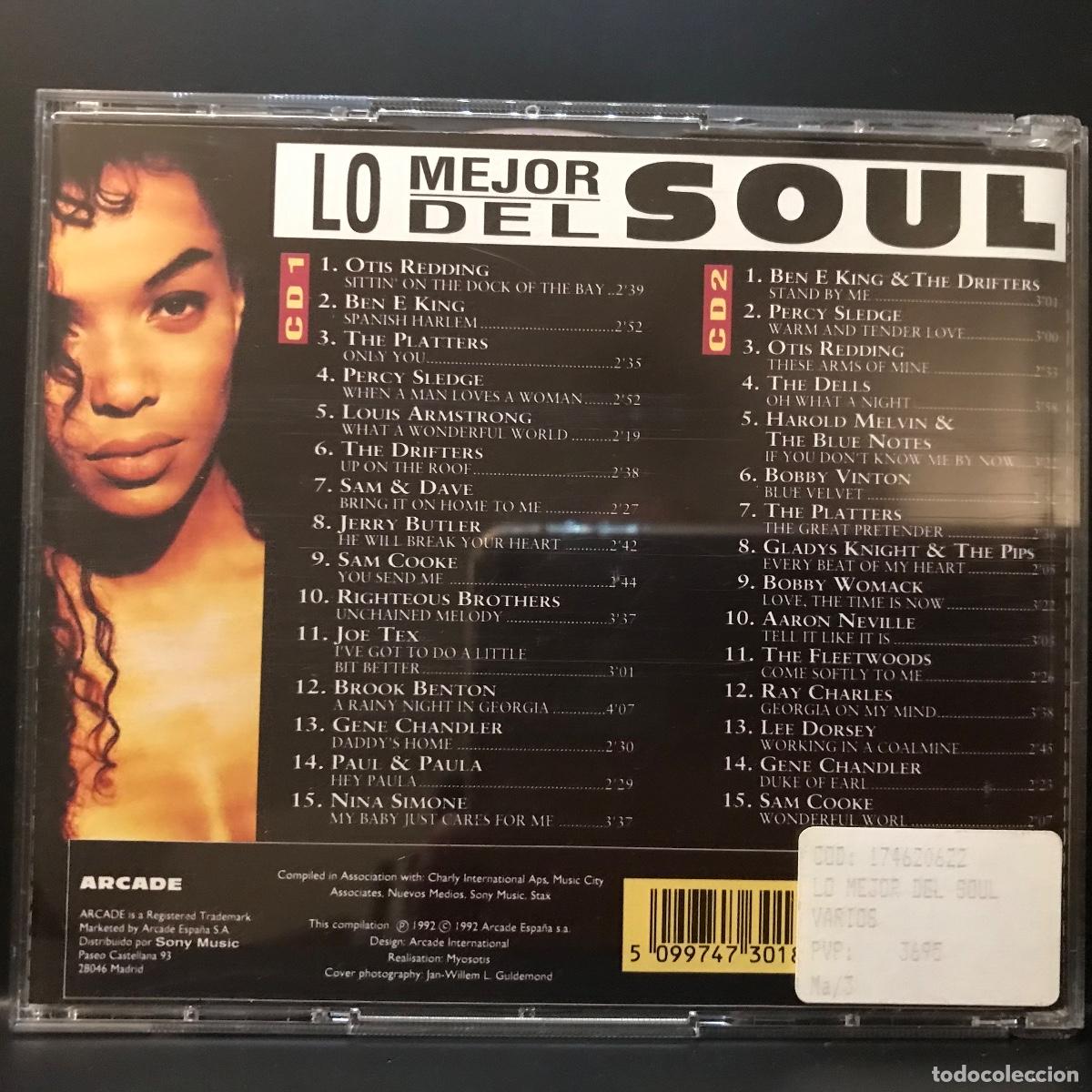 CDs de m&uacute;sica: Various ● Lo Mejor Del Soul ● 2 x CD, Compilation - Foto 2