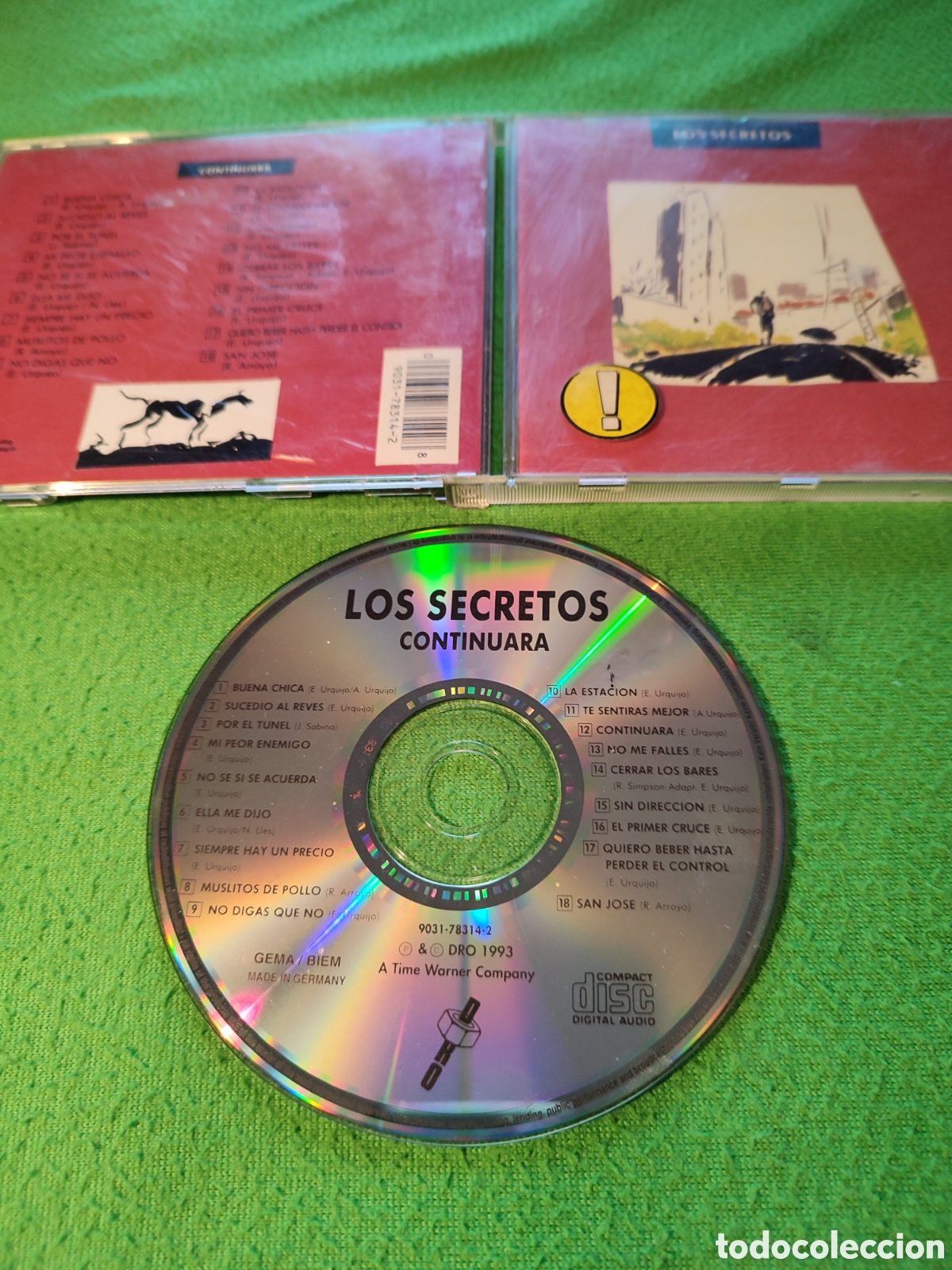 CDs de m&uacute;sica: Los Secretos - Continuar&aacute; - Foto 2