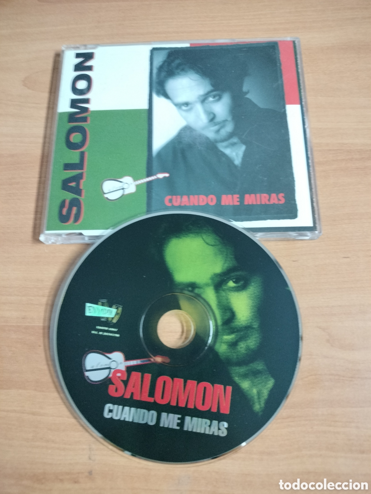 CDs de m&uacute;sica: Salomon - cuando me miras - CD single 2 canciones - Foto 1