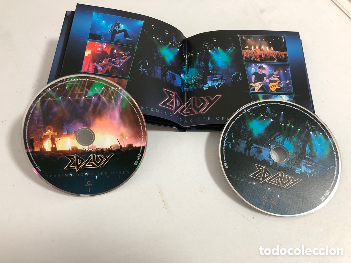 CDs de m&uacute;sica: Edguy Burning Down The Opera Live 2 Cd - Foto 2