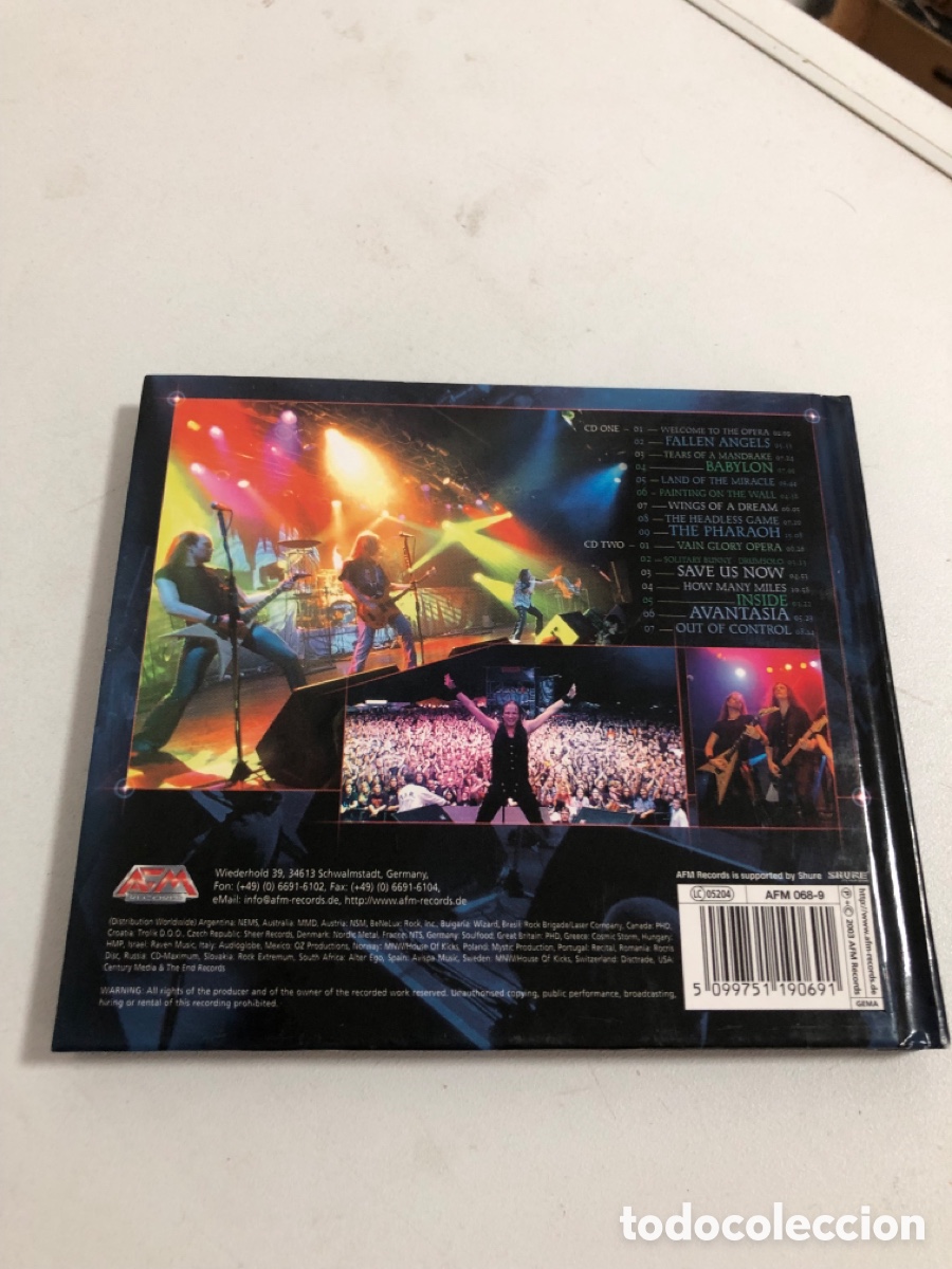 CDs de m&uacute;sica: Edguy Burning Down The Opera Live 2 Cd - Foto 3