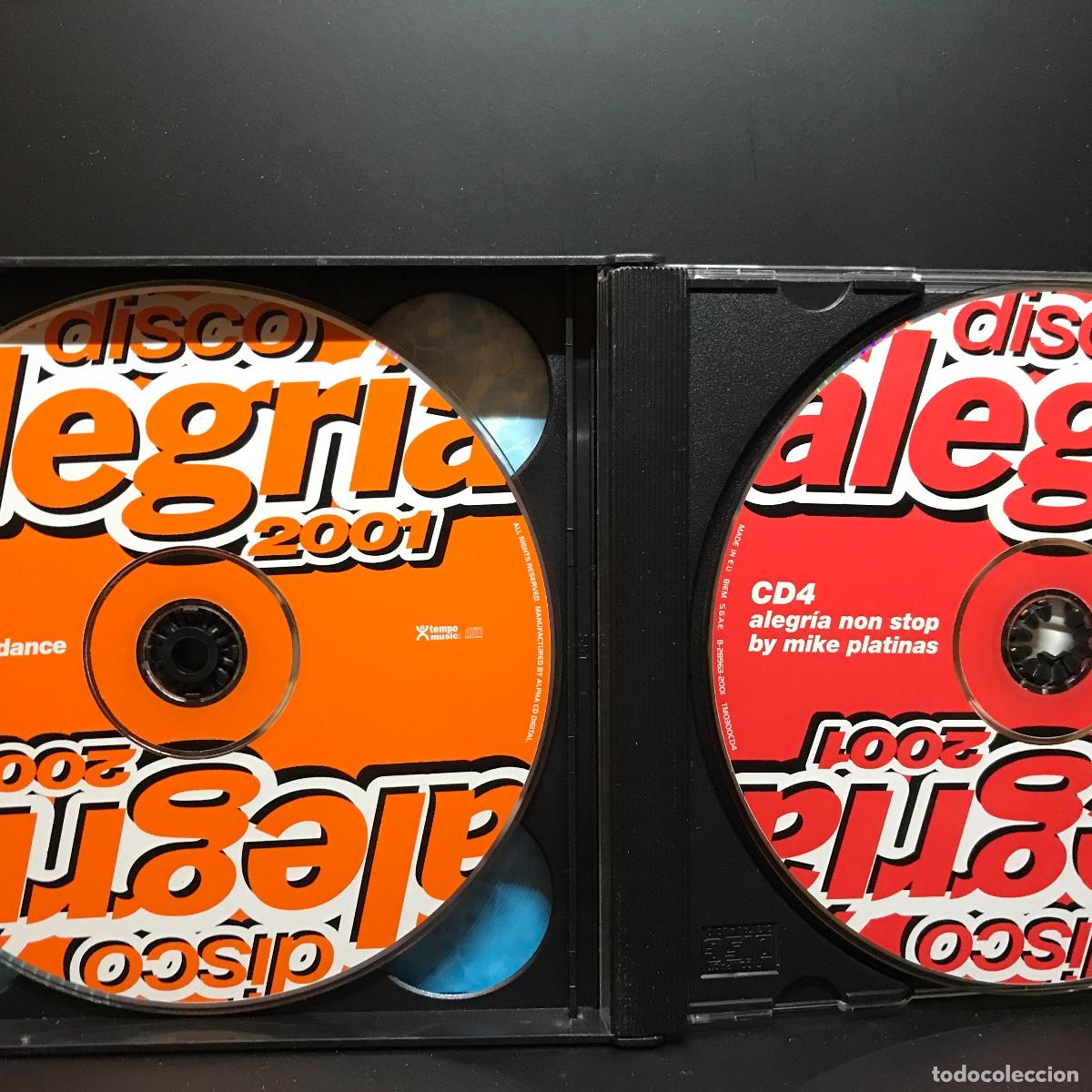 CDs de m&uacute;sica: Various ● Disco Alegria 2001 ● 4 x CD, Compilation, Partially Mixed - Foto 3