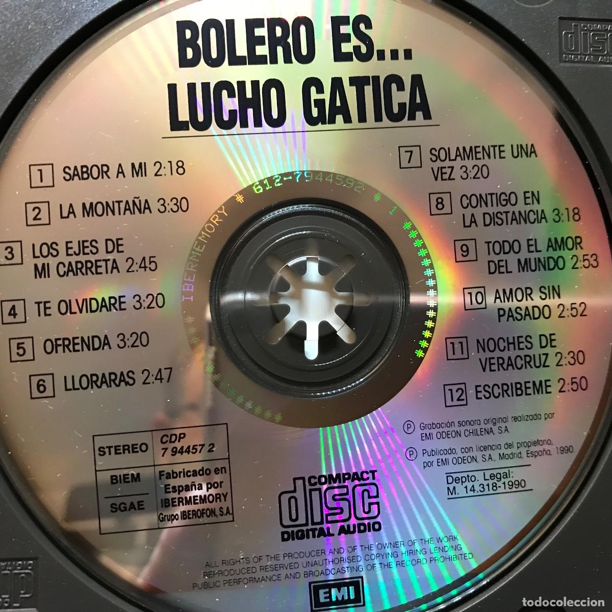 CDs de m&uacute;sica: Lucho Gatica ● Boleros Es...Lucho Gatica ● 2 x CD, Compilation 1990 - Foto 2
