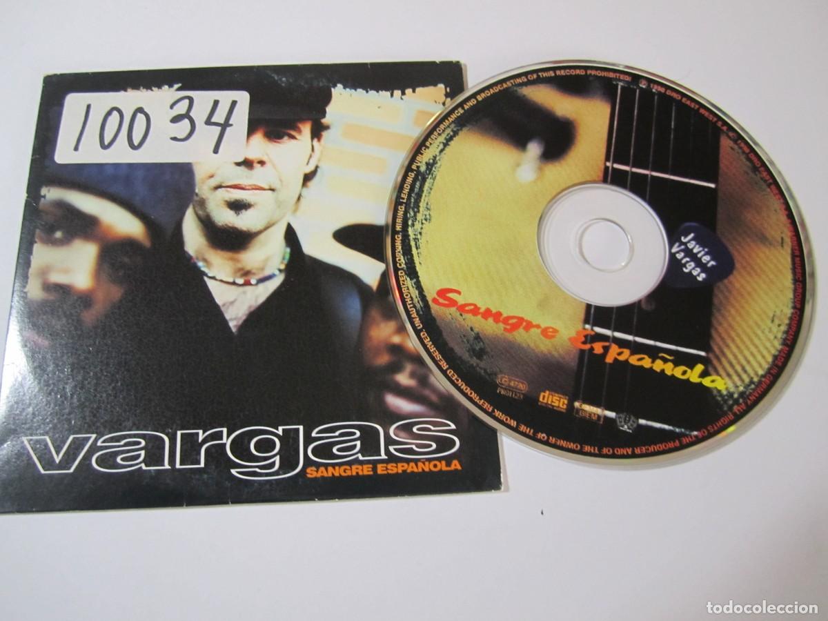 CDs de m&uacute;sica: cs single javier vargas sangre espa&ntilde;ola - Foto 1