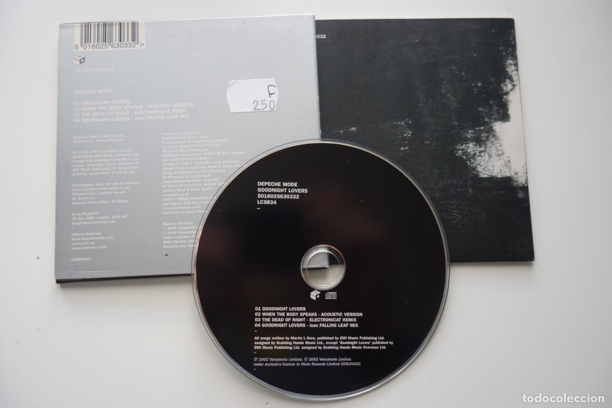 CDs de m&uacute;sica: DEPECHE MODE: Goodnight Lovers. CD SINGLE. 4 TEMAS - Foto 2