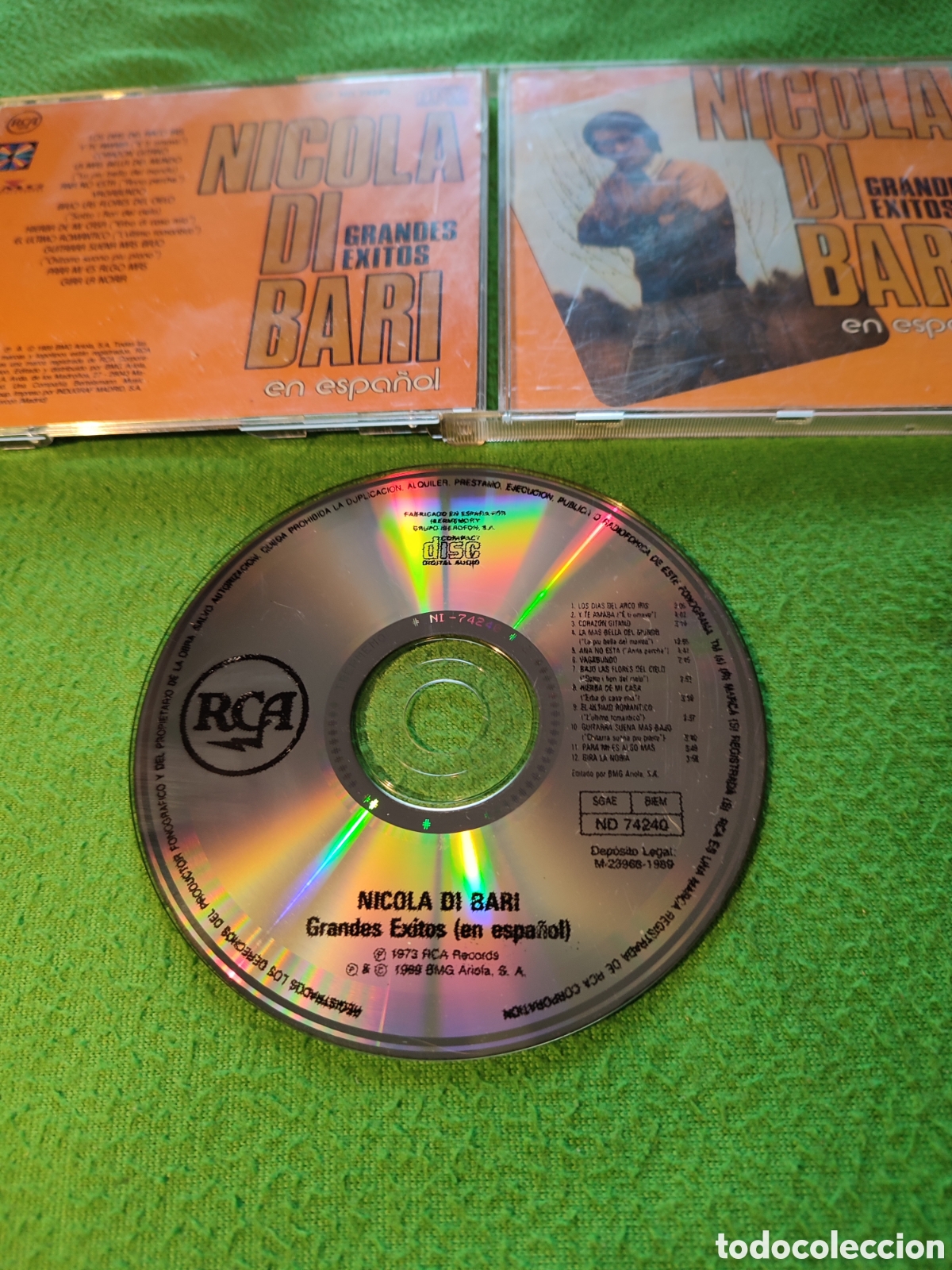 CDs de m&uacute;sica: Nicola di Bari - Grandes &eacute;xitos en espa&ntilde;ol - Foto 2
